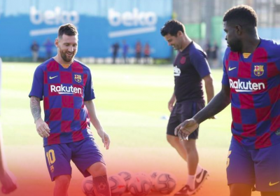 اخيرا تنفس جمهور برشلونة.. ميسي عاد !!