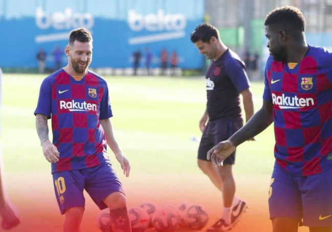 اخيرا تنفس جمهور برشلونة.. ميسي عاد !!