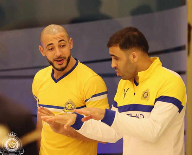 هذا ما قام به النصر لتحفيز أمرابط وحمد الله