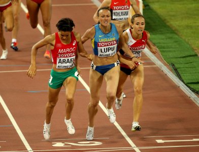 رباب عرافي في نهائي 800 متر لبطولة العالم