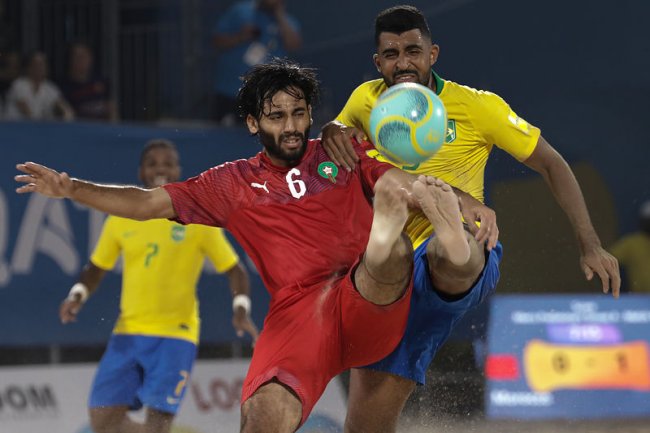 دورة الألعاب العالمية: أسود الكرة الشاطئية ينهزمون امام البرازيل بحصة كبيرة