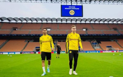 حكيمي أساسي أمام إنتر ميلان