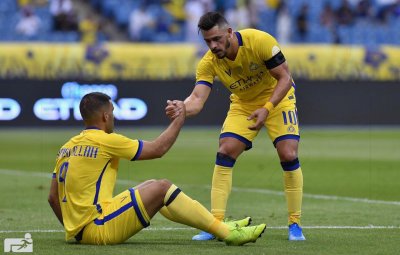 حمد الله بدد مخاوف النصر وظهر في التدريبات