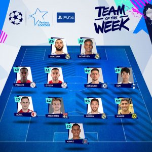 حكيمي وزياش في التشكيل المثالي لأوروبا