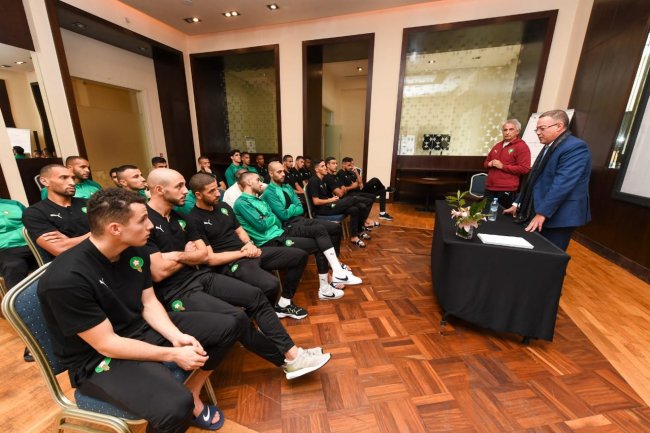 هذا ما قاله لقجع لأسود الأطلس