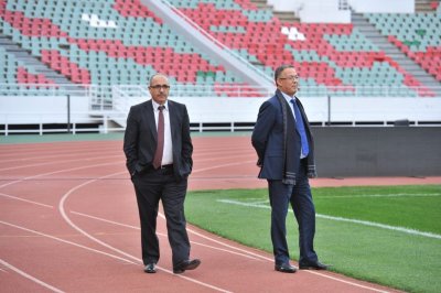 فوزي لقجع تابع تداريب الأسود بالمركب