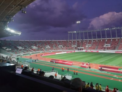 إقبال جماهيري ضعيف على مباراة المغرب وموريتانيا