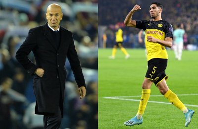 زيدان يعتذر لأشرف حكيمي