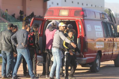 أحداث الشغب تضرب ملعب احمد فانا‎ بالدشيرة