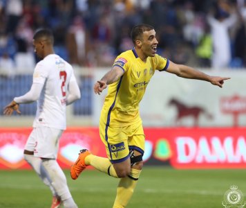 حمد الله يمنح التعادل للنصر في مباراة السوبر