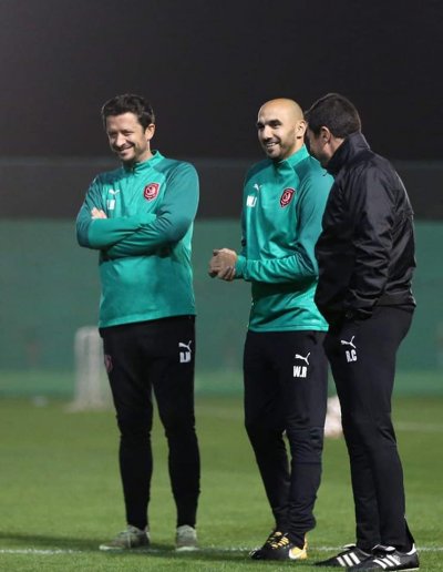 الركراكي قاد أول حصة تدريبية للدحيل