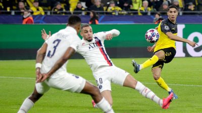 حكيمي لثاني مرة على التوالي بالتشكيل المثالي الأوروبي