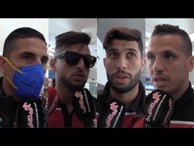 لاعبو الوداد من المطار.. لدينا ذكريات سيئة مع ملعب رادس وسنعود بالتأهل