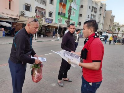  إلترا بيراط  ينخرط في حملات التحسيس بخطورة  كورونا 