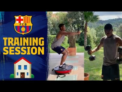فيديو.. شاهد كيف يتدرب انسو فاتي جوهرة برشلونة