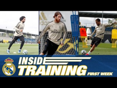 شاهد.. تدريب ريال مدريد استعداد لاسئناف منافسات البطولة