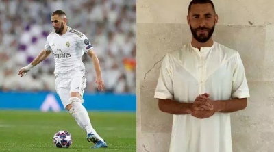 نجم ريال مدريد بزي تقليدي يهنىء المسلمين بالعيد