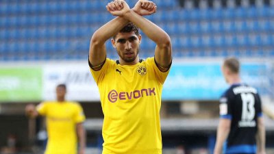 تنقيط جيد من هوسكورد لحكيمي