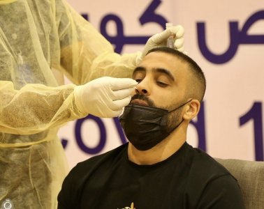 فحوصات  كورونا .. حمدالله وأمرابط في خطر