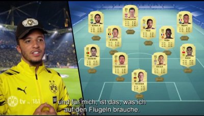 فيفا 20: سانشو يختار حكيمي في فريق السنة