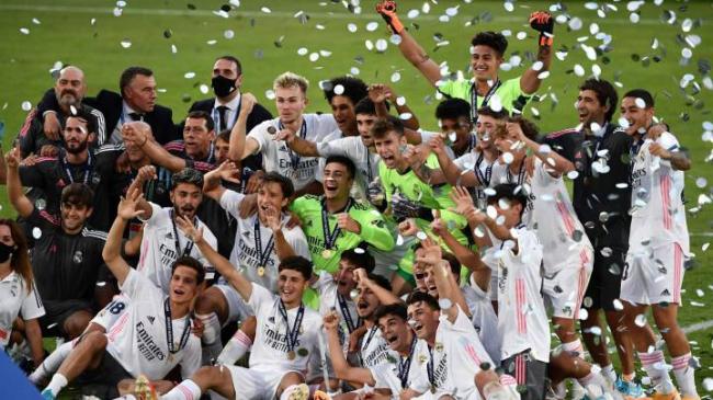 عصبة ابطال اوروبا للشبان : ريال مدريد يتوج بطلا بعد فوره على بنفيكا