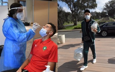 فحوصات للاعبي المنتخب المغربي بمقر  إقامتهم