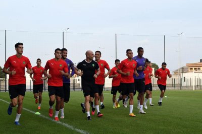 المنتخب المغربي يخوض ثاني حصة تدريبية بدوالا