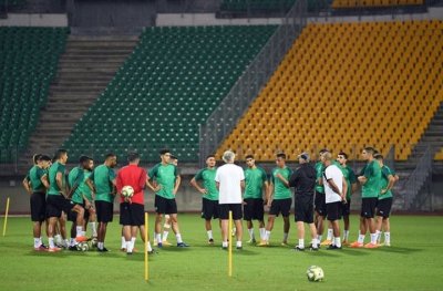 هدوء تام بإقامة المنتخب الوطني صباح الثلاثاء