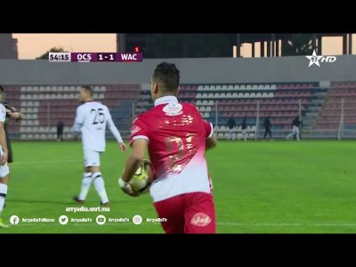 أولمبيك آسفي 1-1 الوداد هدف مؤيد لافي في الدقيقة 55.