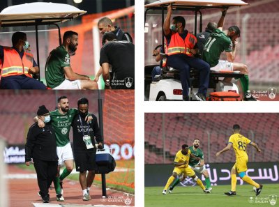 بطولة السعودية: الأهلي يفشل في اعتلاء الصدارة واصابة خطيرة لادريس فتوحي