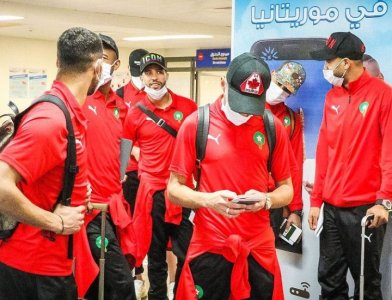 بعثة الفريق الوطني وصلت لنواكشوط
