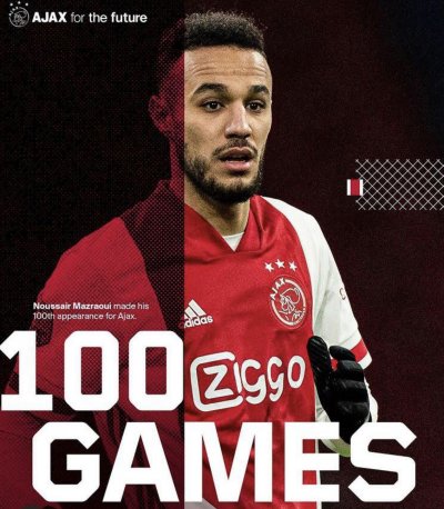 المباراة 100 لمزراوي بقميص أجاكس