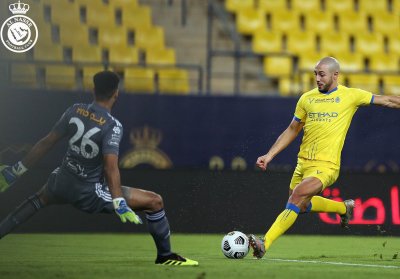 أمرابط يقود النصر للفوز ويسجل أسرع هدف في البطولة السعودية
