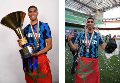 حكيمي رفع لقب  السكوديتو 