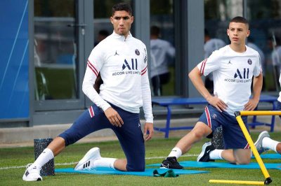 حكيمي يتصدر لائحة باريس سان جيرمان لكأس الأبطال الفرنسي