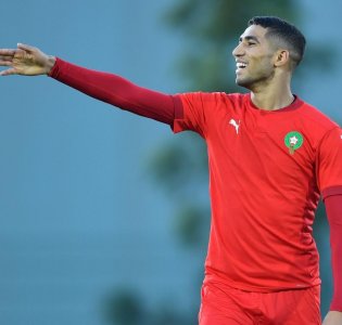 أشرف حكيمي: أنا سعيد بالتواجد هنا