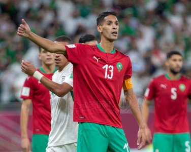 بانون يشارك في أول حصة تدريبية مع المنتخب المغربي