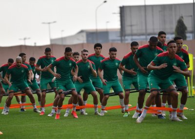 أجواء إحتفالية بالنصيري بعد العودة للتداريب الجماعية