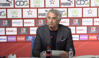 الناخب الوطني يجيب عن سؤال ل  المنتخب :  شيء رائع أن يكون الحضور الجماهيري مكثفا بمركب محمد الخامس