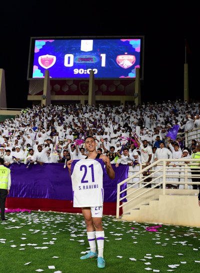 العصبة الاحترافية الإماراتية ترفع من معنويات رحيمي