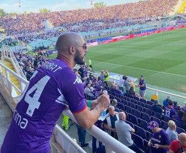 نور الدين أمرابط حضر لتشجيع شقيقه بفلورنسا