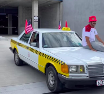 بالصور.. طاكسي أكادير يخلق الحدث قبل مباراة المنتخب المغربي والولايات المتحدة