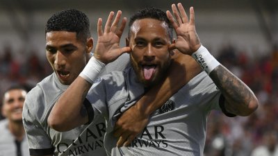 لمستان لحكيمي بهدفين وسان جيرمان ضرب بخماسية