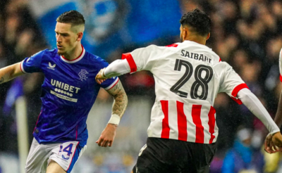 مباراة كبيري لصيباري وايندوفن حقق تعادلا مستحقا من اسكتلندا