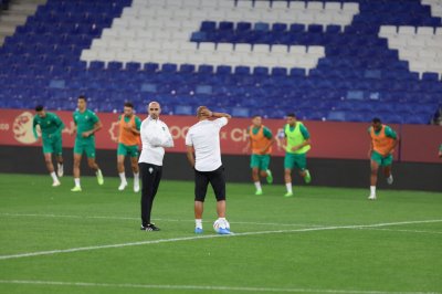 المنتخب المغربي أجرى آخر حصة تدريبية قبل مواجهة الشيلي
