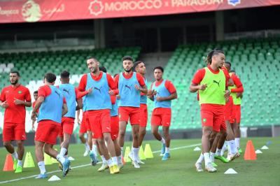 التشكيلة المحتملة للفريق الوطني أمام البارغواي
