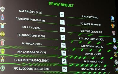 مواجهات متوازنة في قرعة ملحق كونفرنس ليغ