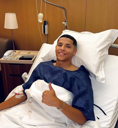 أمين حارث من المستشفى: لن أستسلم وأفكر بالعودة قويا