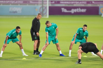 حصة تدريبية مغلقة للفريق الوطني صباح اليوم الأحد