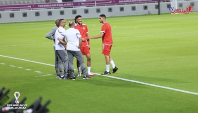 بشرى سارة..  مزراوي وحكيمي يشاركان في الحصة الجماعية